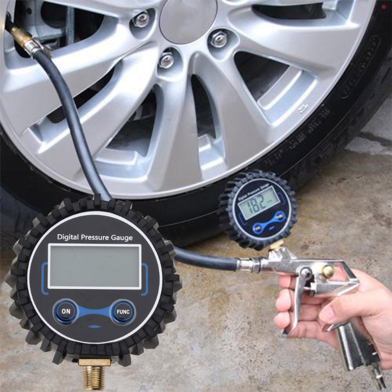 Car Accessories Under 200 - 1/8 NPT Digital Tire Pressure Gauge