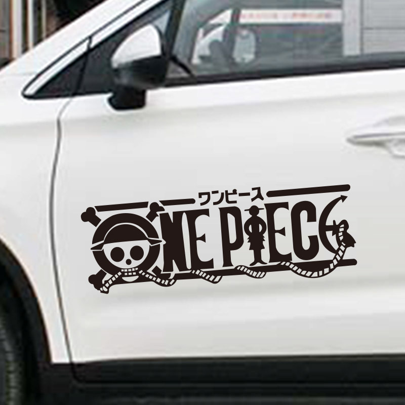 Car Accessories Japanese - One Piece Anime Personality Cartoon Car