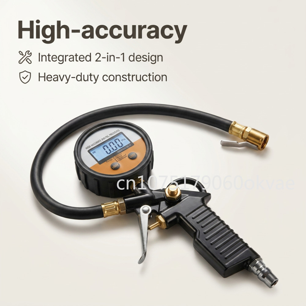 Car Accessories Under 200 - High Accuracy Digital Tire Pressure Gauge