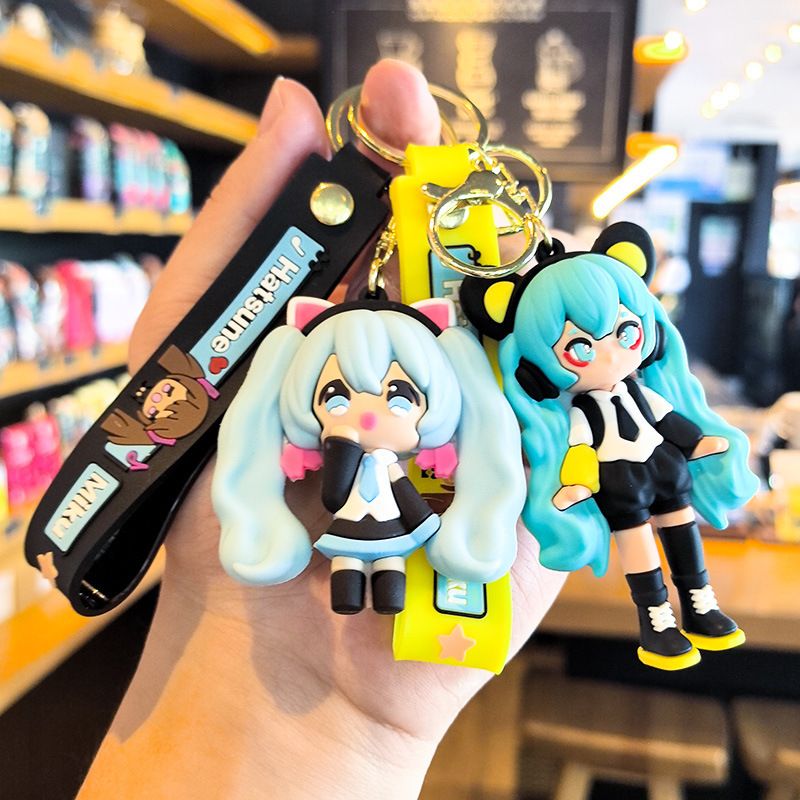 Hatsune Miku Keychain Cartoon  - Car Accessories Japanese review and price