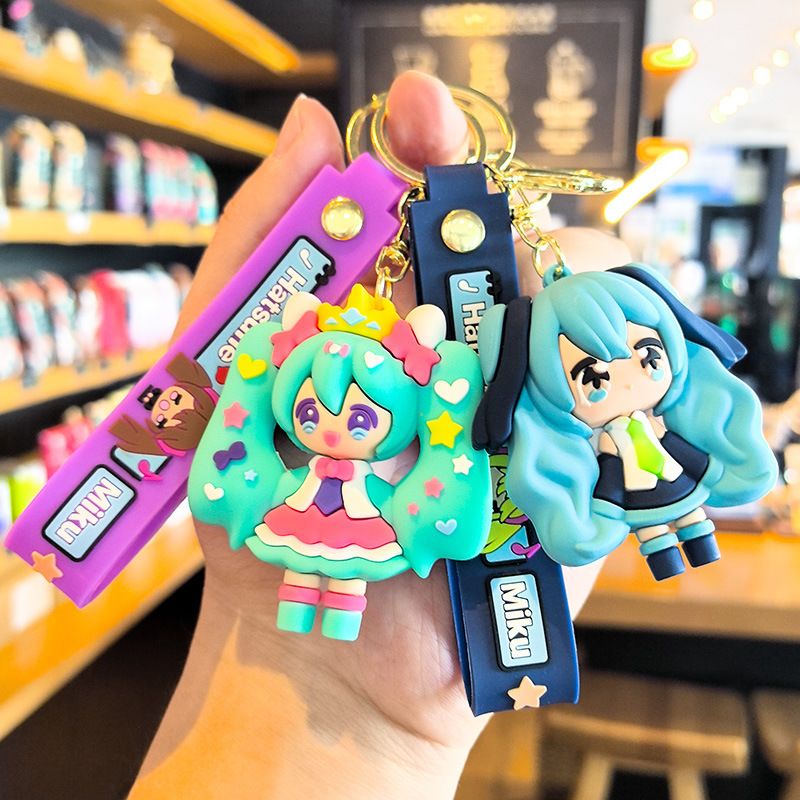 Hatsune Miku Keychain Cartoon  - Car Accessories Japanese review and price