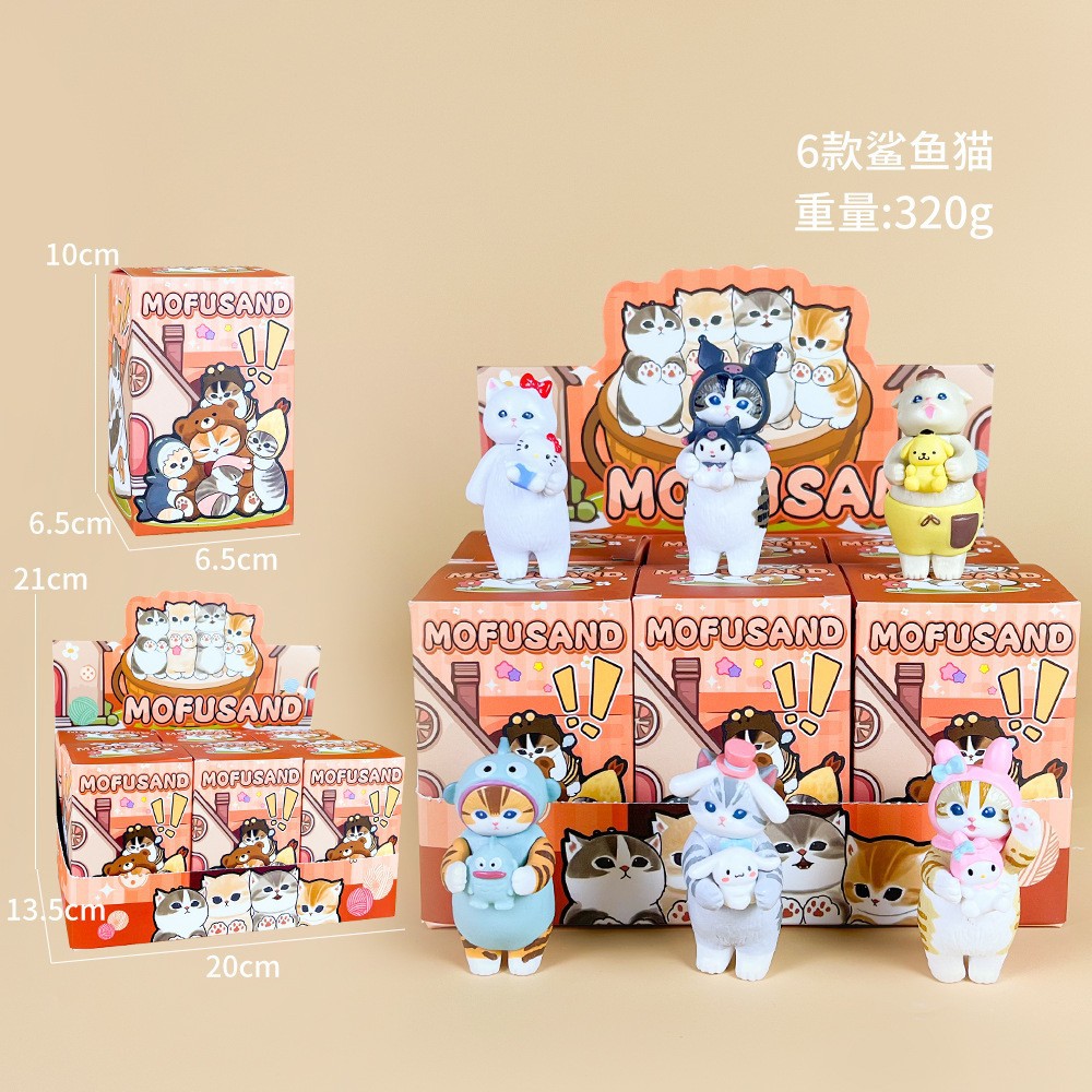 Mofusand Series 6pcs Cartoon S - Car Accessories Japanese review and price