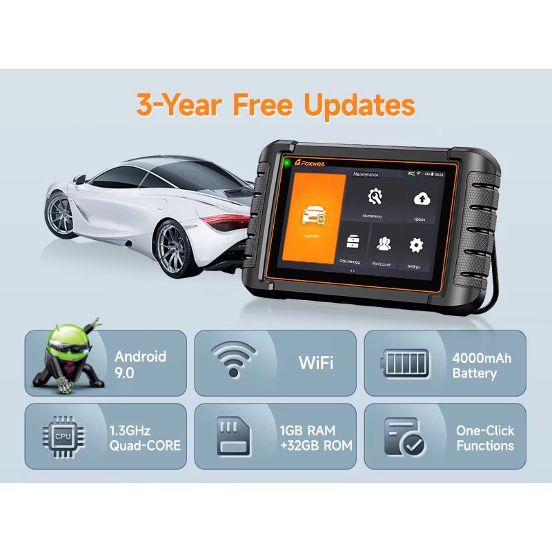 NT809BT OEM ODM Car Diagnostic - Obd2 Scanner review and price