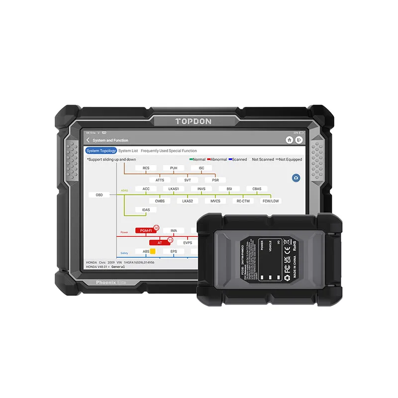 TOPDON PHOENIX ELITE Car Ecu U - Obd2 Scanner review and price