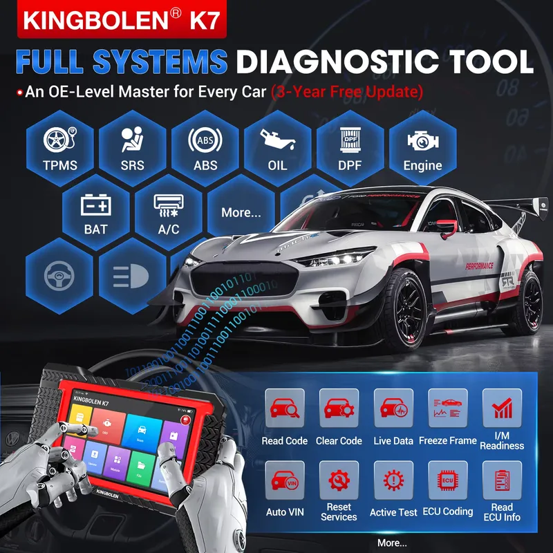 Kingbolen K7 Automotive Scanne - Obd2 Scanner review and price